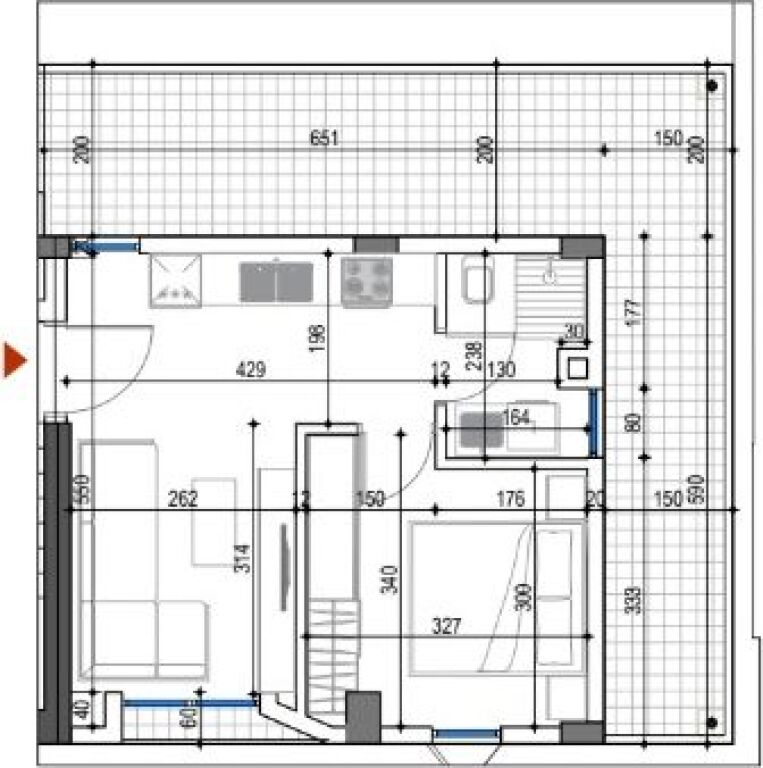 1+1 Apartment for Sale – Liqeni i Thatë - Image 4